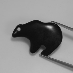 Jaspe Noire naturelle Forme fantaisie, 21.09 ct, Opaque