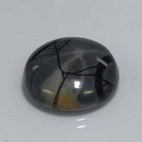 Jaspe multicolore naturelle coupe roude, 18,77 ct, opaque