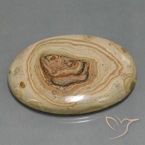 Jaspe Multicolore naturelle ovale, 102.80 ct, Opaque