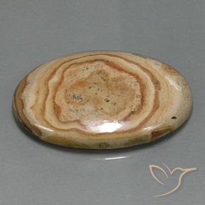 Jaspe Multicolore naturelle ovale, 55.06 ct, Opaque