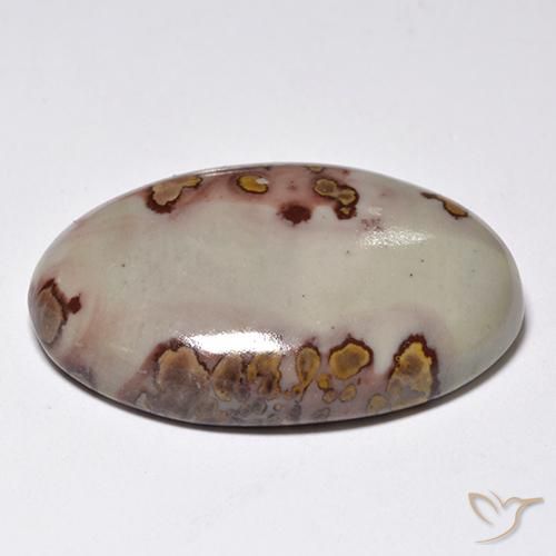 Jaspe Multicolore naturelle ovale, 37.10 ct, Opaque