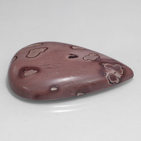Jaspe multicolore naturelle en forme de poire, 41,12 ct, opaque