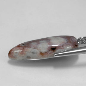 Jaspe multicolore naturelle en forme de poire, 11,23 ct, opaque