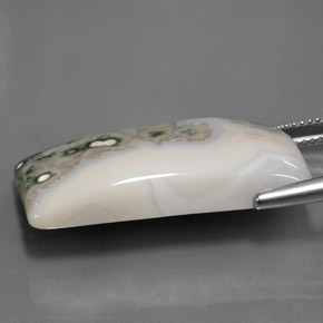 Jaspe multicolore naturelle baguette, 24,14 ct, opaque
