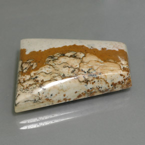 Jaspe multicolore naturelle forme fantaisie, 37,65 ct, opaque