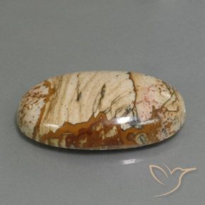Jaspe Multicolore naturelle ovale, 18.14 ct, Opaque