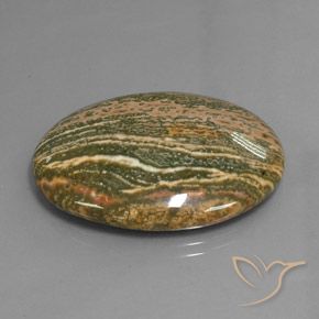 Jaspe Multicolore naturelle ovale, 38.60 ct, Opaque