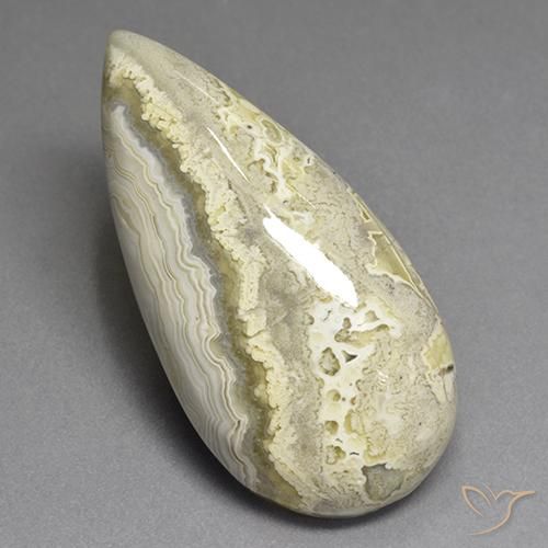 30.27ct Naturel Multicolore Jaspe, En forme de poire, Opaque