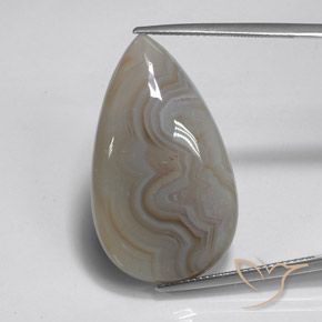 26.74ct Naturel Multicolore Jaspe, En forme de poire, Opaque