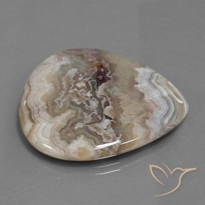 Jaspe Multicolore naturelle En forme de poire, 40.15 ct, Opaque