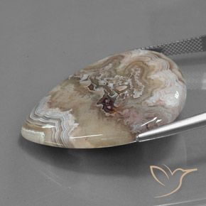 Jaspe Multicolore naturelle En forme de poire, 40.15 ct, Opaque