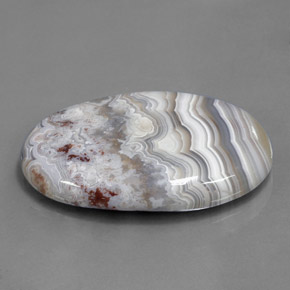 Jaspe multicolore naturelle coupe ovale, 46,63 ct, opaque