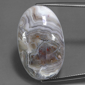 Jaspe multicolore naturelle coupe ovale, 26,25 ct, opaque
