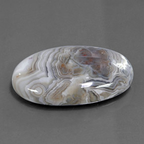 Jaspe multicolore naturelle coupe ovale, 26,25 ct, opaque