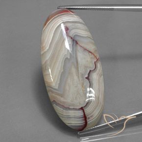 43.89ct Naturel Multicolore Jaspe, ovale, Opaque