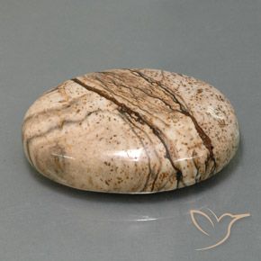 Jaspe Multicolore naturelle ovale, 40.47 ct, Opaque