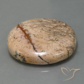 Jaspe Multicolore naturelle ovale, 44.28 ct, Opaque