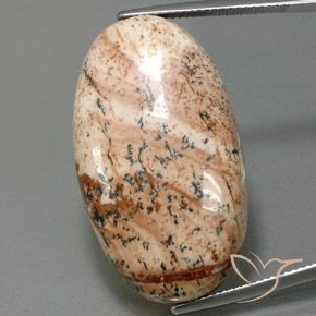 44.82ct Naturel Multicolore Jaspe, ovale, Opaque