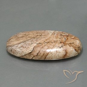 Jaspe Multicolore naturelle ovale, 44.33 ct, Opaque