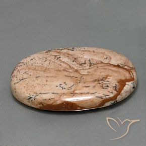 Jaspe Multicolore naturelle ovale, 40.50 ct, Opaque