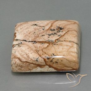 Jaspe Multicolore naturelle Carré, 35.31 ct, Opaque