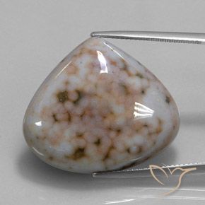 32.82ct Naturel Multicolore Jaspe, En forme de poire, Opaque