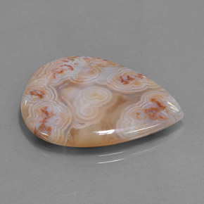 Jaspe multicolore naturelle en forme de poire, 25,49 ct, opaque