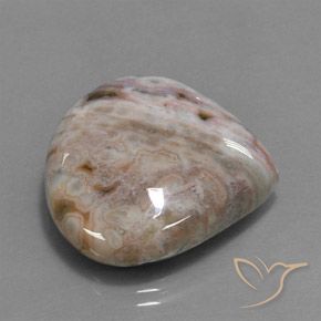 Jaspe Multicolore naturelle En forme de poire, 32.85 ct, Opaque
