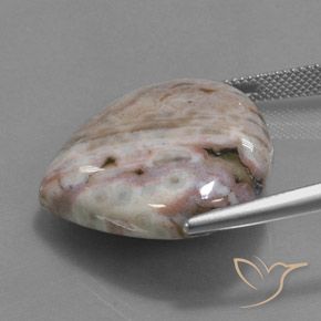 Jaspe Multicolore naturelle En forme de poire, 32.85 ct, Opaque