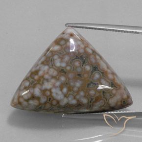40.07ct Naturel Multicolore Jaspe, Trillion, Opaque