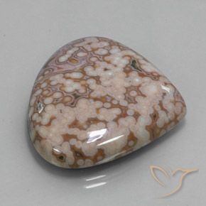 Jaspe Multicolore naturelle En forme de poire, 52.10 ct, Opaque