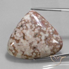 56.08ct Naturel Multicolore Jaspe, En forme de poire, Opaque