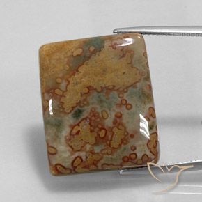 Jaspe Multicolore naturelle Baquette, 36.10 ct, Opaque