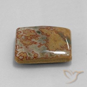 Jaspe Multicolore naturelle Baquette, 36.10 ct, Opaque