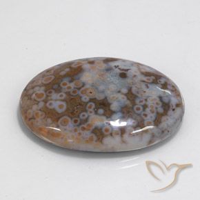 Jaspe Multicolore naturelle ovale, 43.68 ct, Opaque