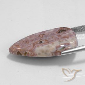 Jaspe Multicolore naturelle En forme de poire, 32.30 ct, Opaque