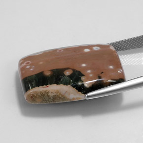 Jaspe Multicolore naturelle Baquette, 36.31 ct, Opaque