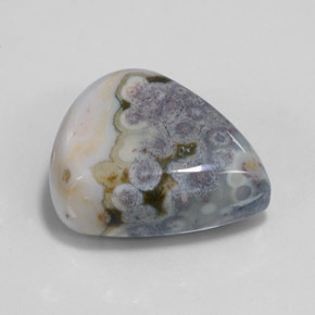 Jaspe multicolore naturelle en forme de poire, 29,32 ct, opaque