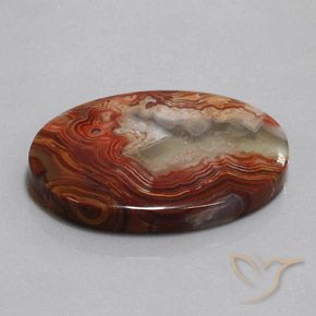 Jaspe Multicolore naturelle ovale, 33.61 ct, Translucide