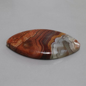 Jaspe multicolore naturelle marquise, 29,57 ct, opaque