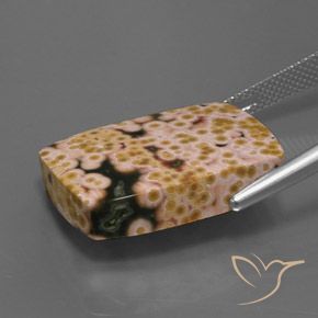 Jaspe Multicolore naturelle Baquette, 20.83 ct, Opaque