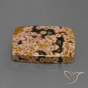 Jaspe Multicolore naturelle Baquette, 22.84 ct, Opaque