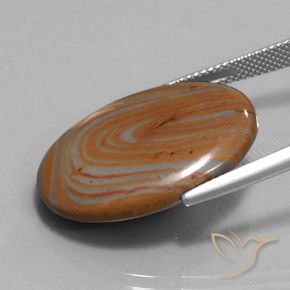 Jaspe Multicolore naturelle ovale, 15.17 ct, Opaque