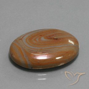 Jaspe Multicolore naturelle ovale, 17.79 ct, Opaque