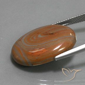 Jaspe Multicolore naturelle ovale, 17.79 ct, Opaque