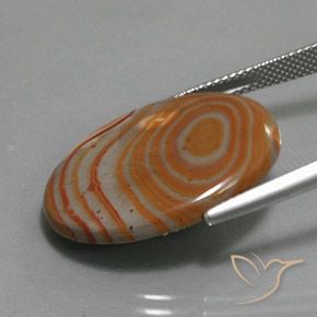 Jaspe Multicolore naturelle ovale, 12.49 ct, Opaque