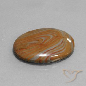 Jaspe Multicolore naturelle ovale, 12.58 ct, Opaque