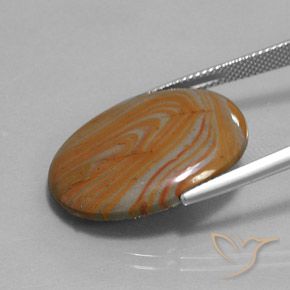 Jaspe Multicolore naturelle ovale, 12.58 ct, Opaque