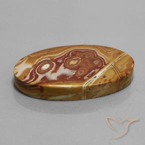 Jaspe Multicolore naturelle ovale, 34.73 ct, Opaque