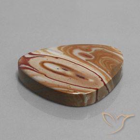 Jaspe Multicolore naturelle Fantaisie, 35.99 ct, Opaque